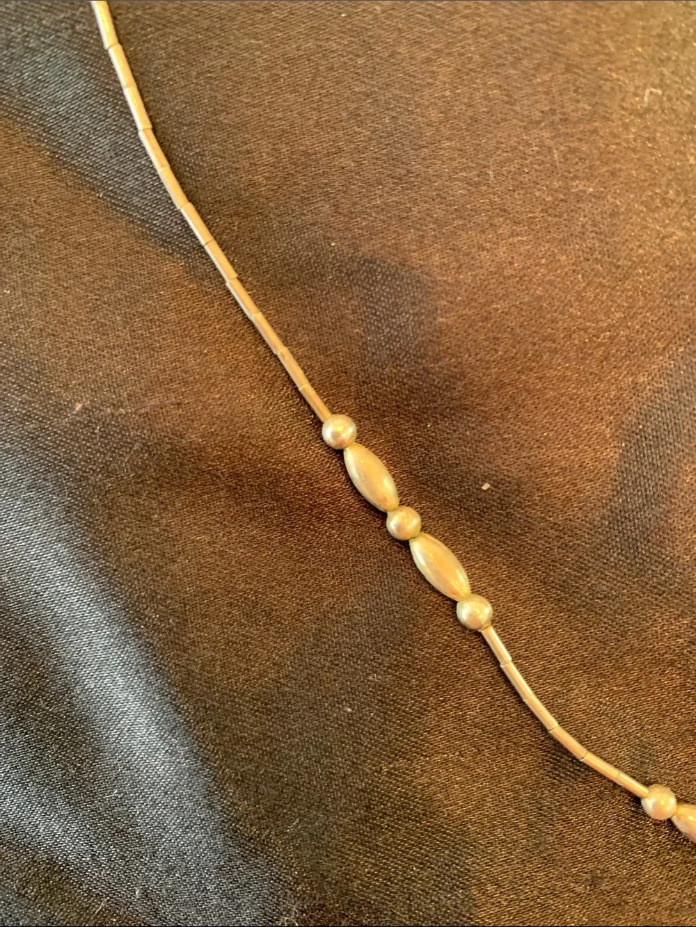 Vintage Turquoise and Silver Necklace - Picture 4 of 5